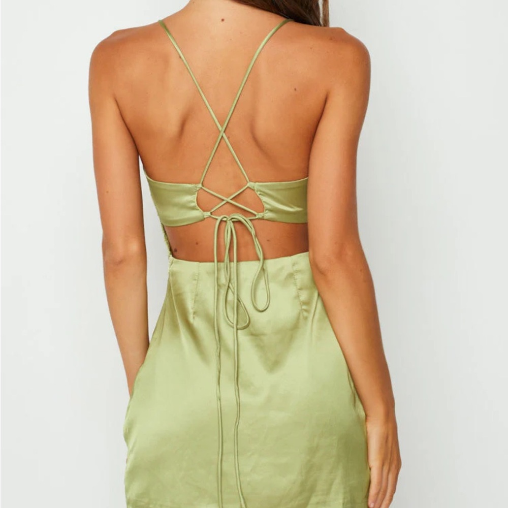 Sylvester Mini Dress Green - Picture 3 of 6